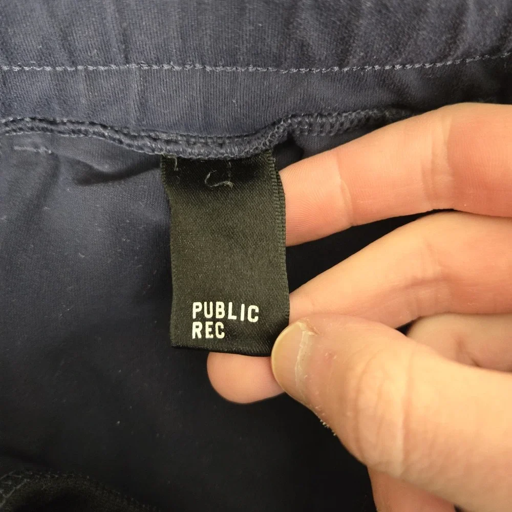 Public Rec All Day Every Day Pants Mens 32x30 Blue Polyester‎ Chino Commuter